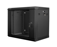 Lanberg Wisząca 19" 9U 600x450mm jednosekcyjna (czarna) - 455290 - zdjęcie 6